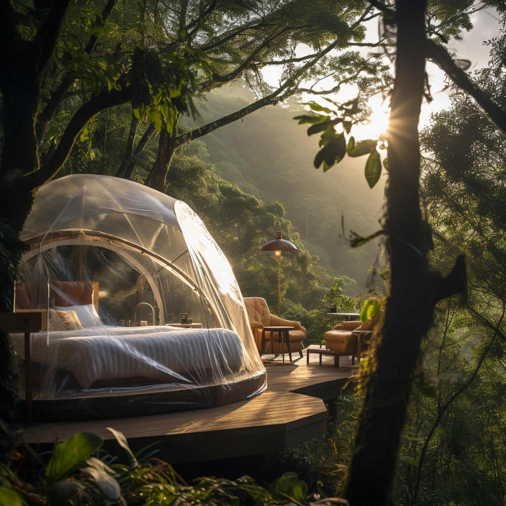 Bulle de l'Ain – nuit insolite en forêt à Neuville-sur-Ain