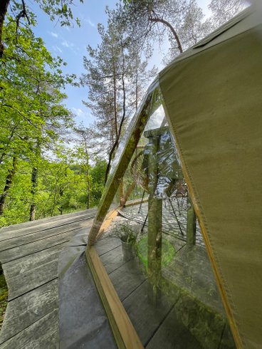 Chambre dôme sous les étoiles à Montignac-Lascaux