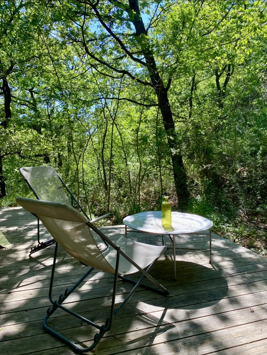 Au bord du monde - Éco-dômes dans un bois de chênes (Saint-Privat, Hérault) - photo 18 sur 22