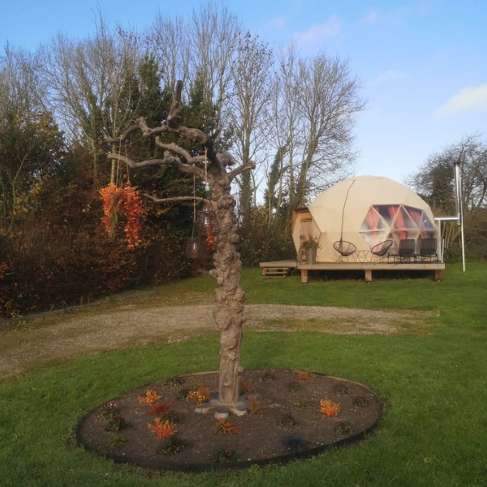 Infinie Bulle & Spa : Dôme en Picardie (Hauts-de-France) - dôme à Forest Montiers, Somme