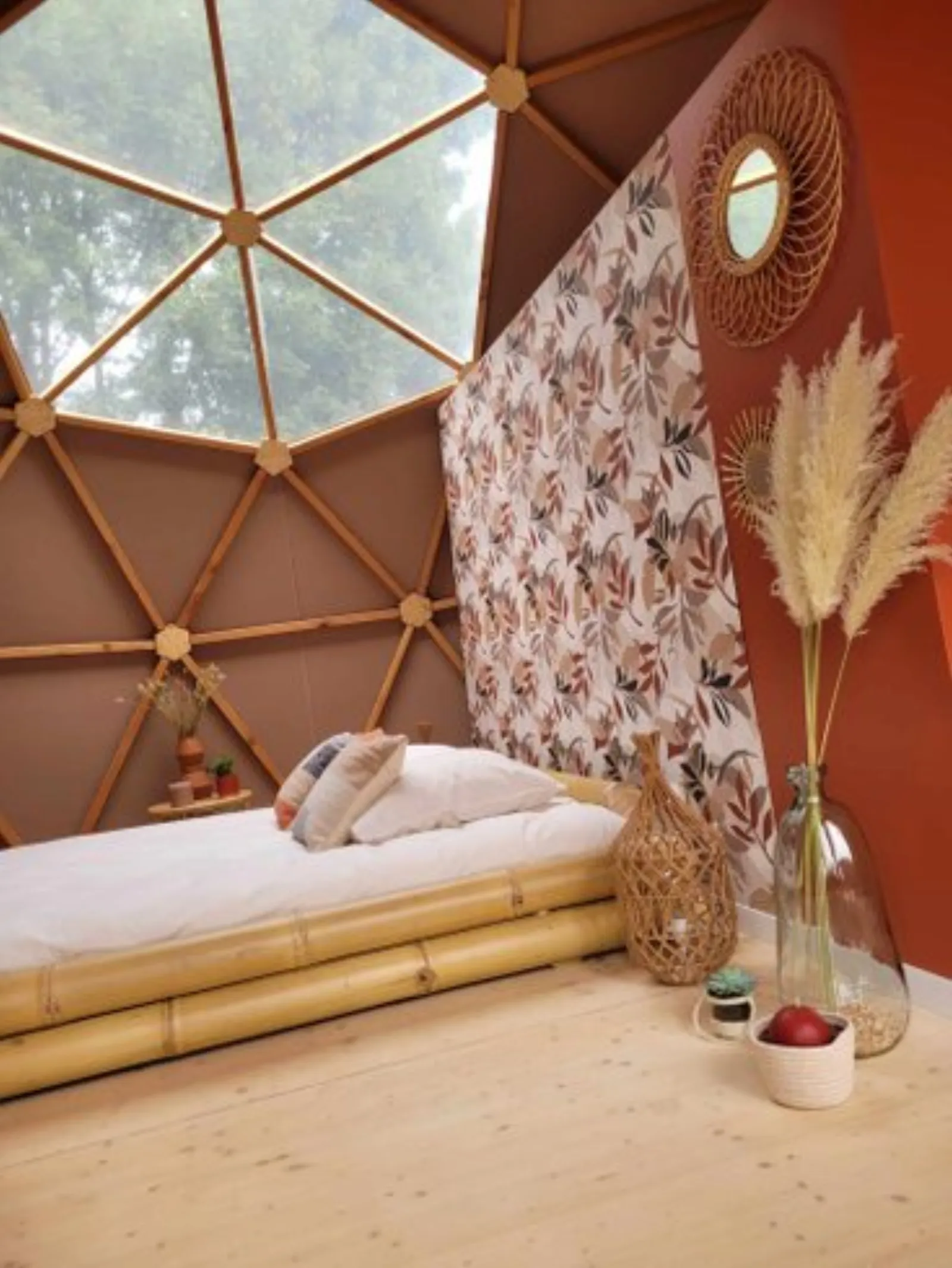 Chambre dôme sous les étoiles à Forest Montiers