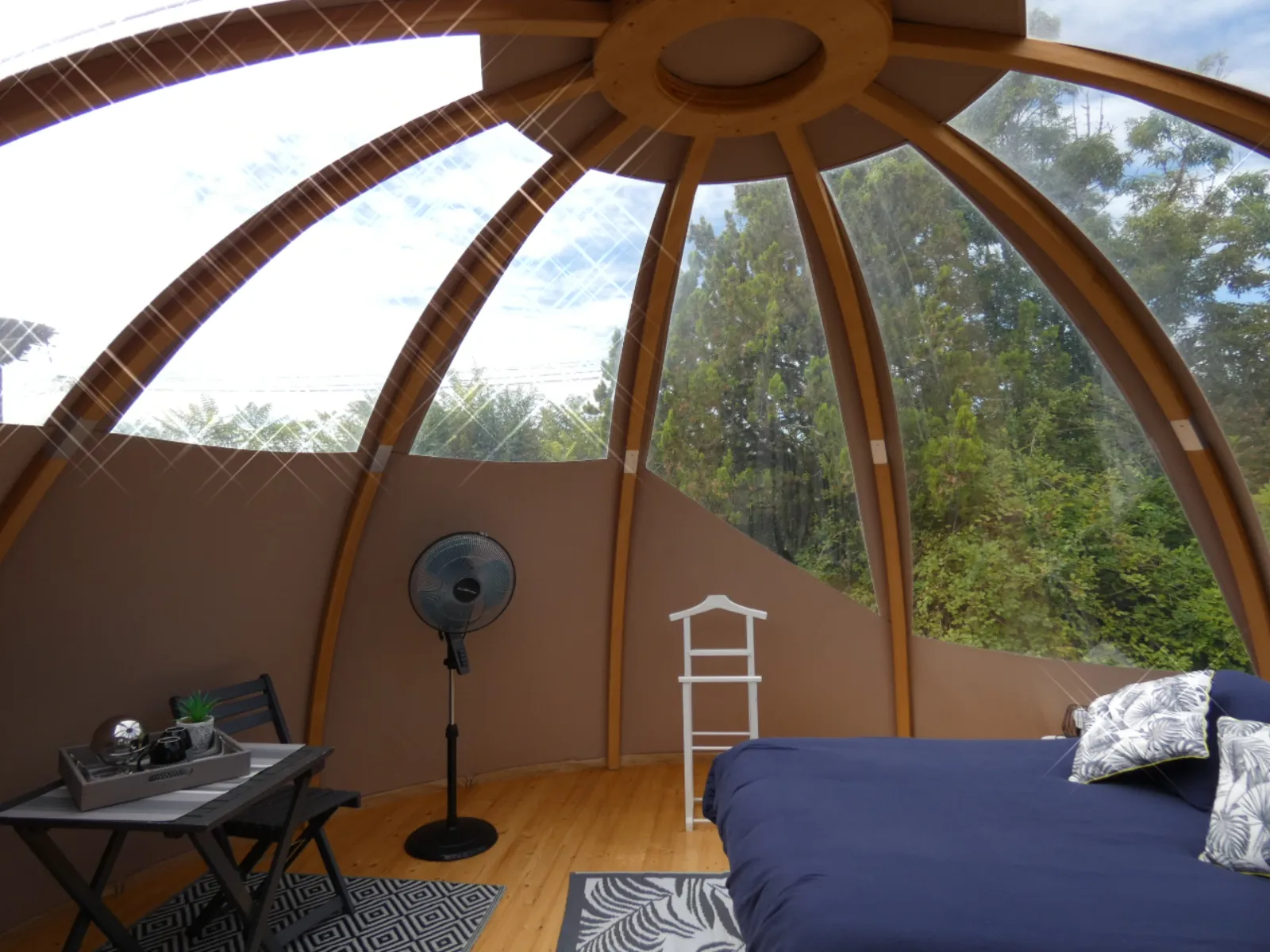Au Millepertuis Wigwam avec bain nordique et sauna privés - cadre naturel Tarn-et-Garonne