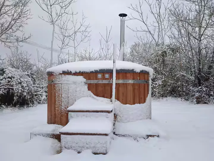 Au Millepertuis Wigwam avec bain nordique et sauna privés - photo 13 sur 15