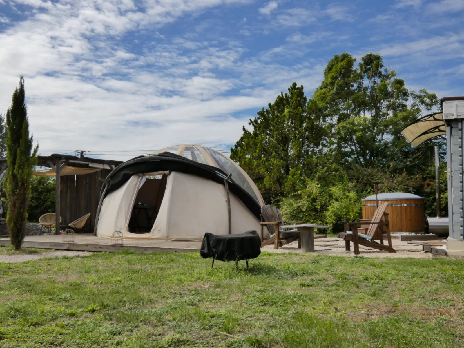 Au Millepertuis Wigwam avec bain nordique et sauna privés - photo 15 sur 15