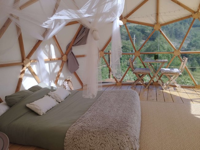 Intérieur dôme à St Sauveur Gouvernet