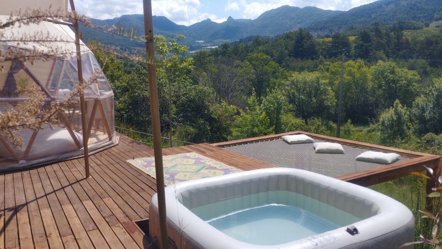 Dôme & Spa en Drôme provençale : Dôme en Rhône-Alpes (Auvergne-Rhône-Alpes) – photo 8 sur 25