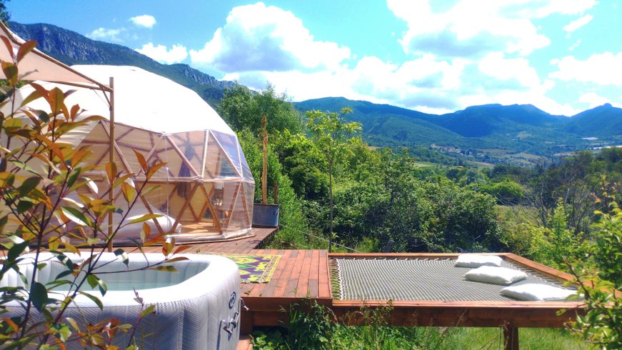 Dôme & Spa en Drôme provençale : Dôme en Rhône-Alpes (Auvergne-Rhône-Alpes) – photo 23 sur 25