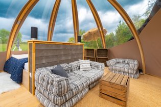 Dodôme étoilé - un cocon pour 2 personnes : Dôme en Bourgogne (Bourgogne-Franche-Comté) – photo 15 sur 15