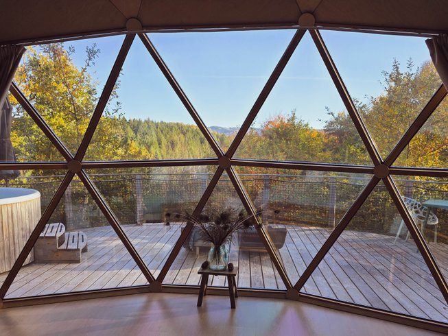 Dôme Orion & Spa : Dôme en Auvergne (Auvergne-Rhône-Alpes) – cadre naturel Puy-de-Dôme