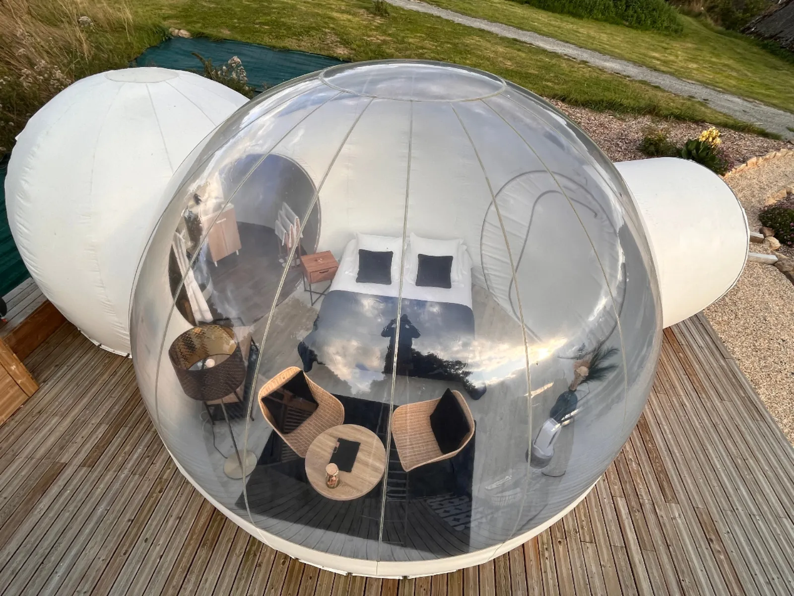 Bubble Jade - bulle à Bazouges-la-Pérouse, Ille-et-Vilaine