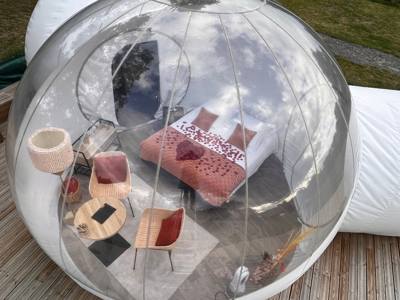 Intérieur bulle à Bazouges-la-Pérouse