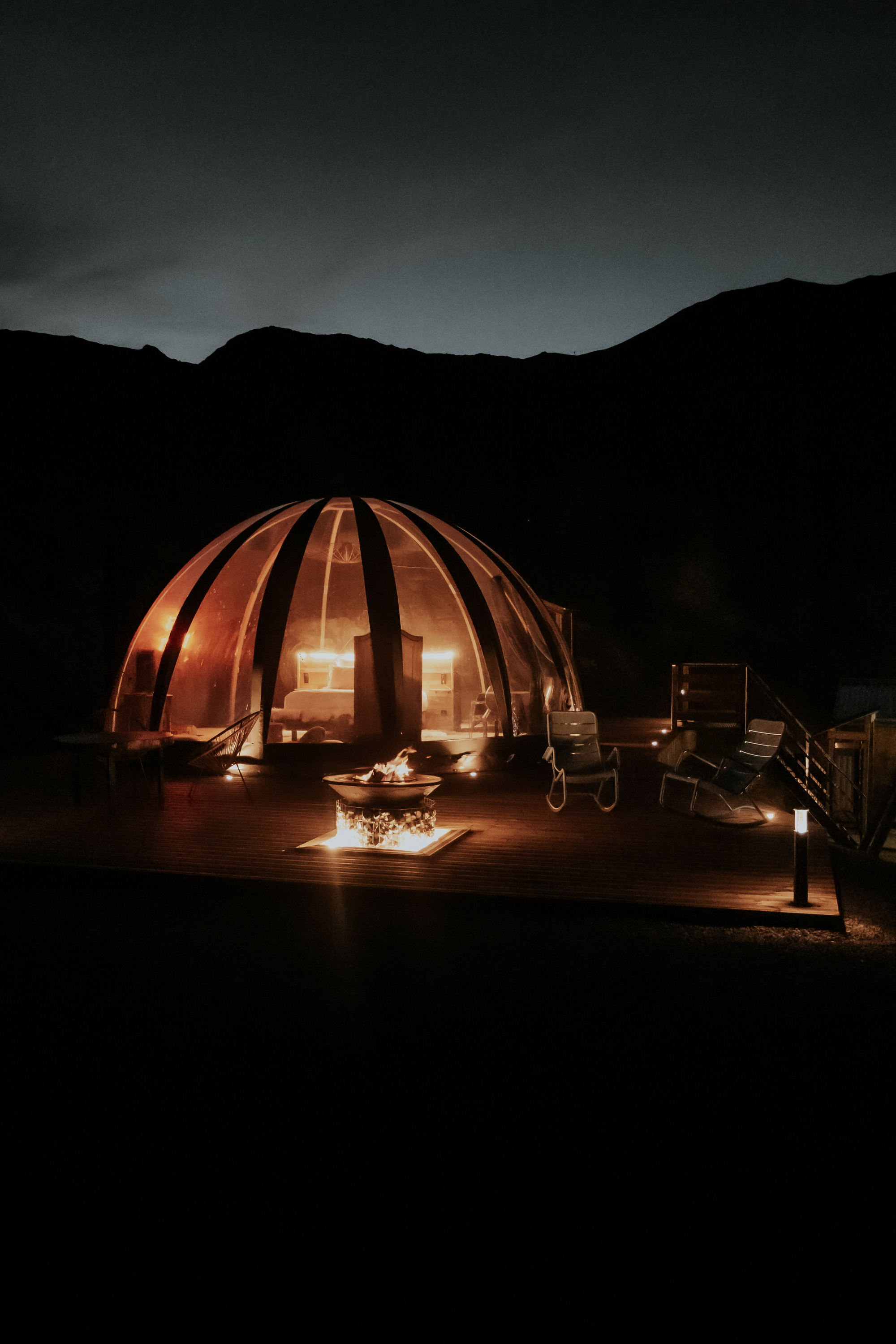 Intérieur bulle à Saint-Sorlin-d'Arves