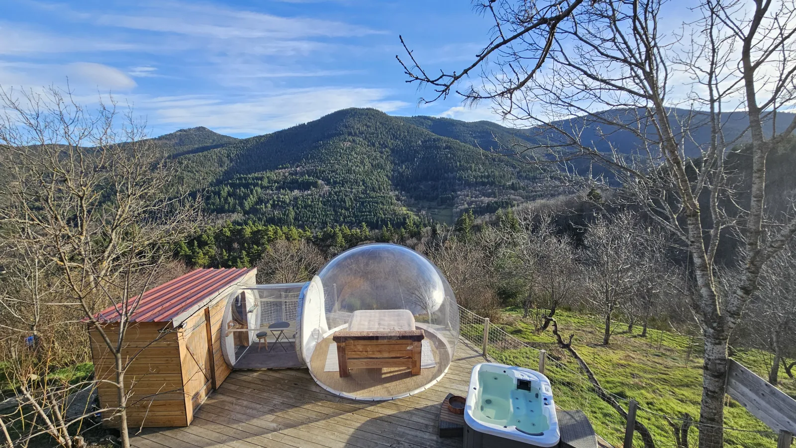Bulle d'Ardèche & Spa et Sauna - bulle à Saint-Julien-Vocance, Ardèche