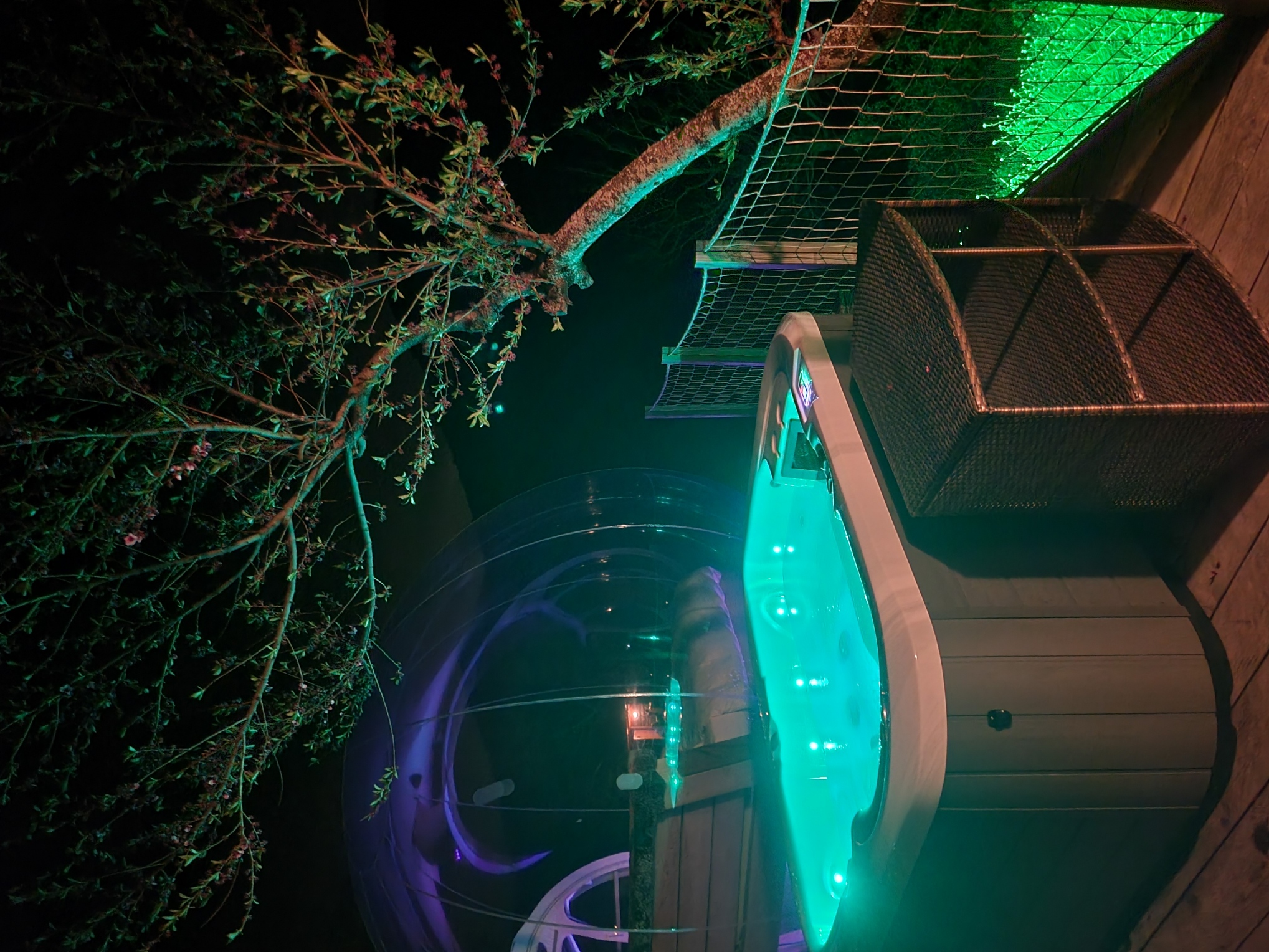 Chambre bulle sous les étoiles à Saint-Julien-Vocance