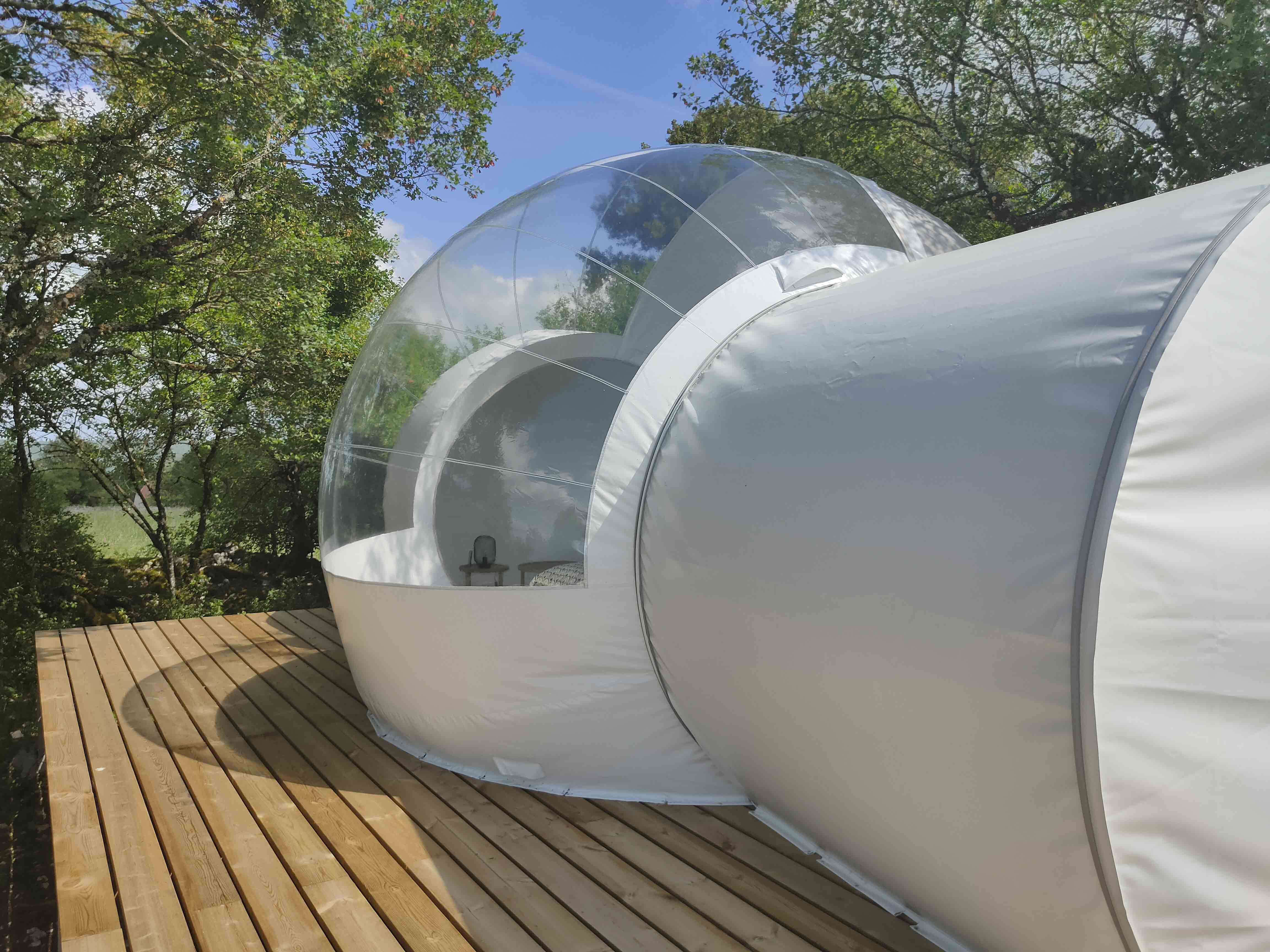 Bulle Cassiopée – vue extérieure