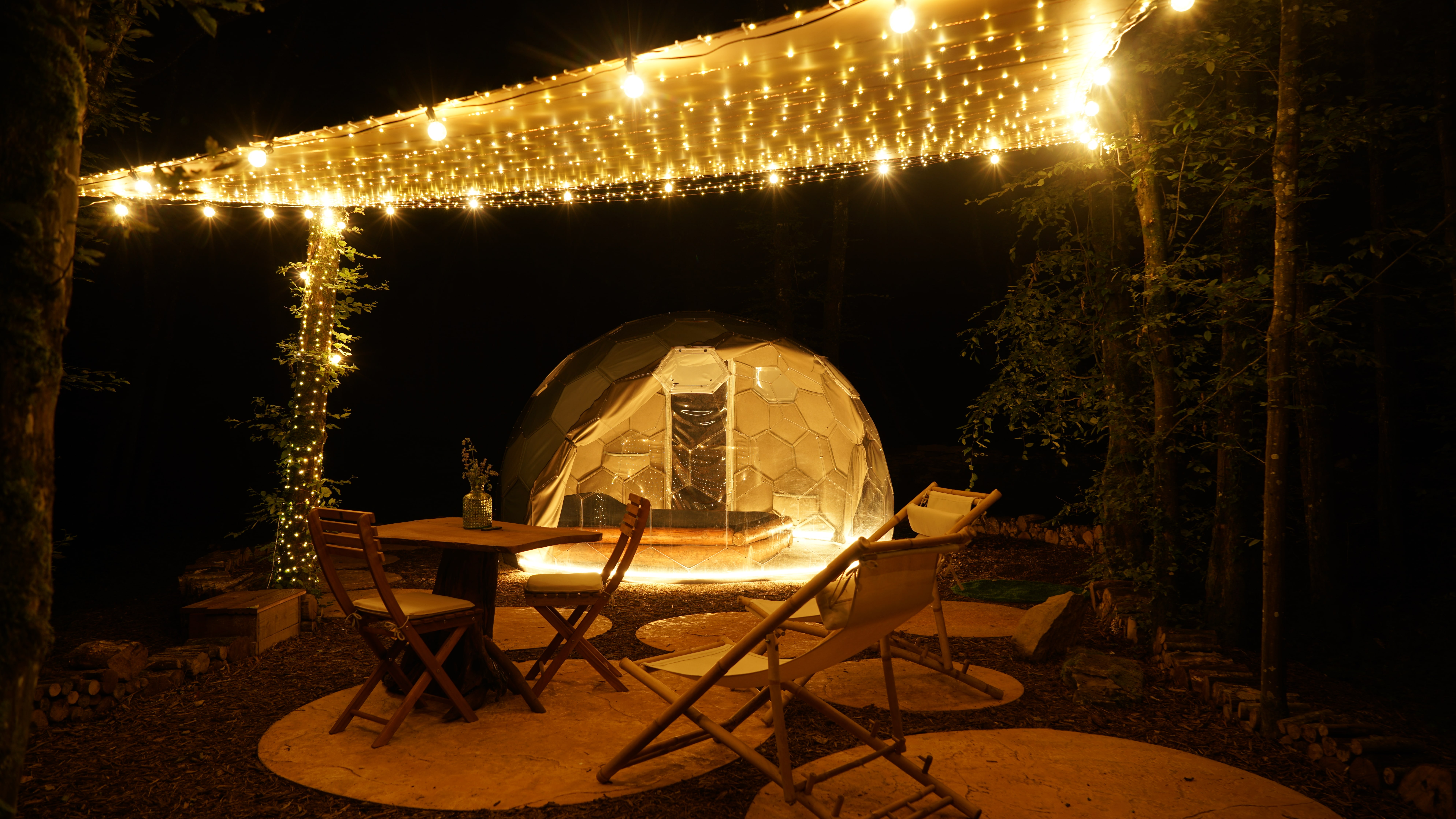 Bulle au cœur des bois - Royaume des Textures – bulle à Parmilieu, Isère