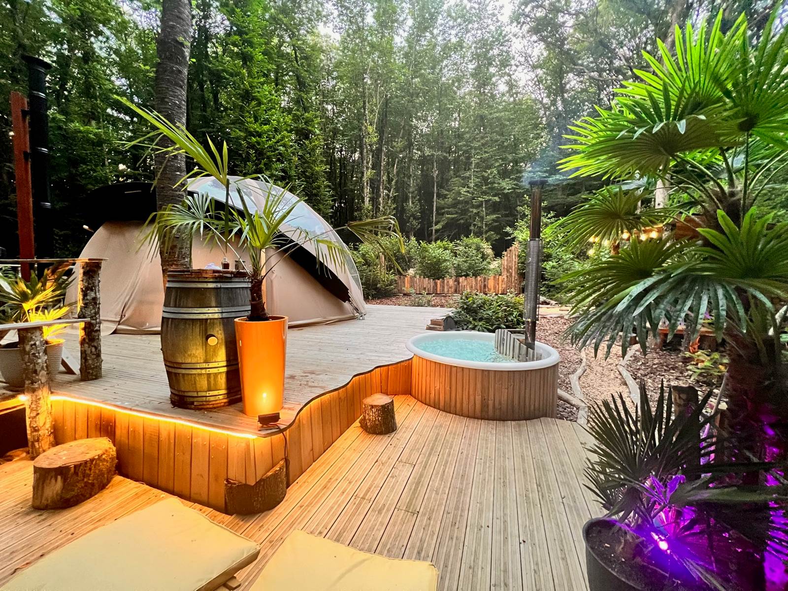 Bulle de l'Ain – nuit insolite en forêt à Neuville-sur-Ain – bulle à Neuville-sur-Ain, Ain