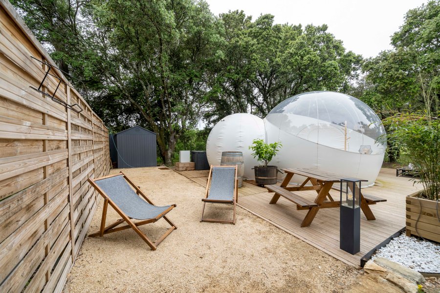 Intérieur bulle à Mazan