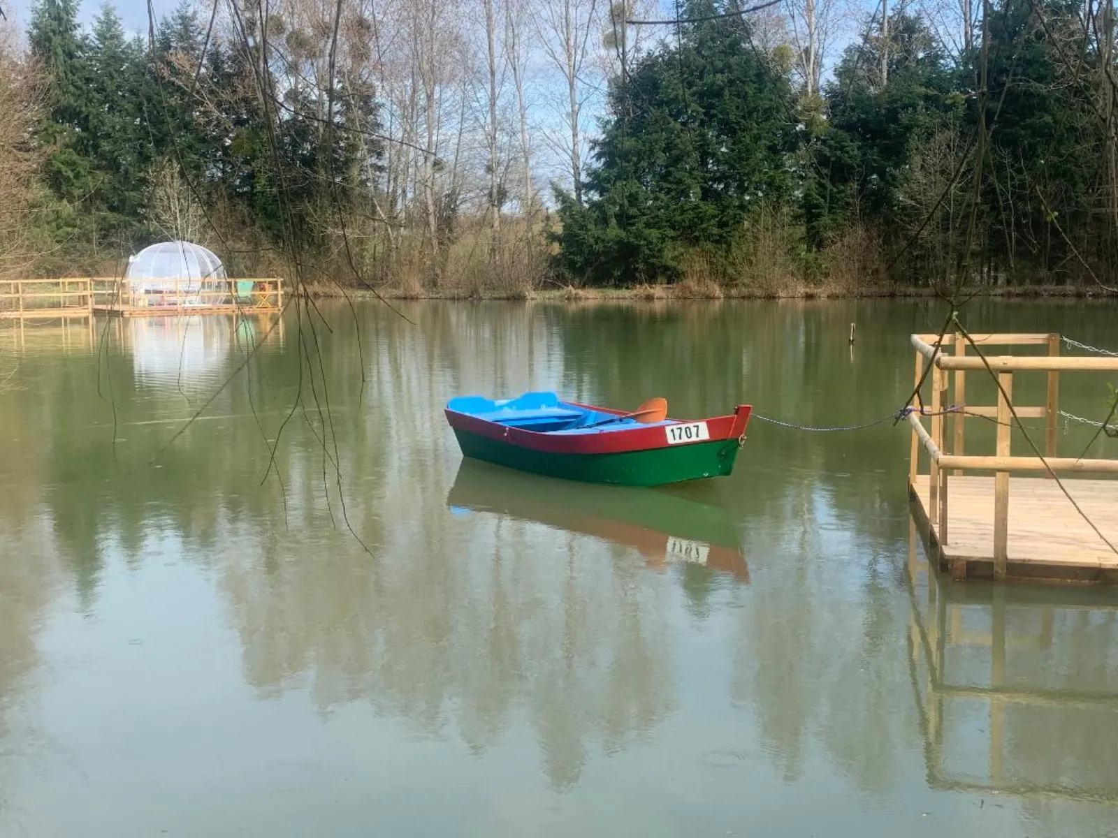 Équipements de la bulle à Pernay
