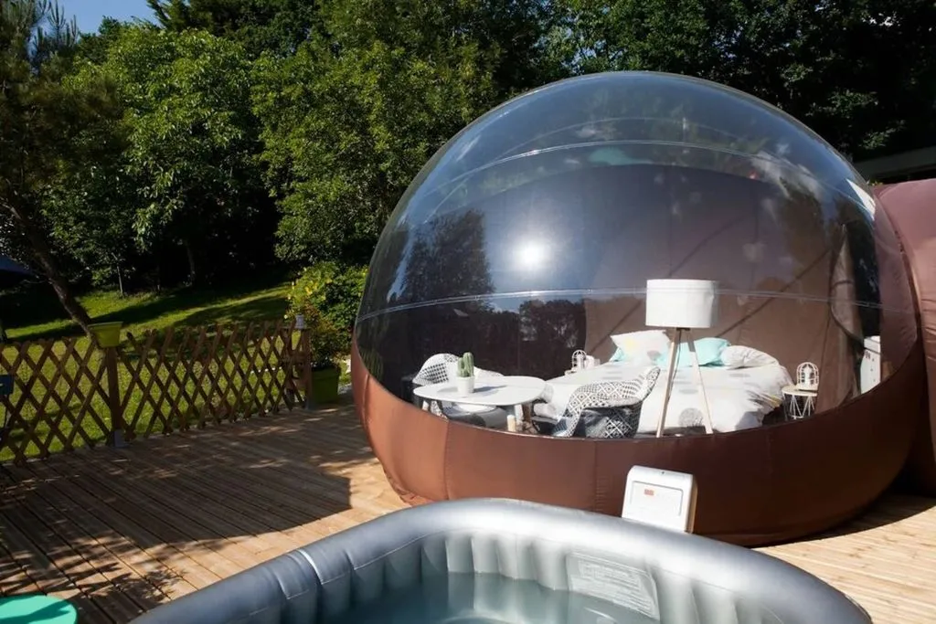 Bulle du Belon - Bulle avec spa sur la terrasse (Riec-sur-Bélon, Finistère) - photo 6 sur 6