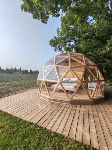 La Bulle du Lavandin : Dôme en Provence-Alpes-Côte d'Azur – cadre naturel Bouches-du-Rhône