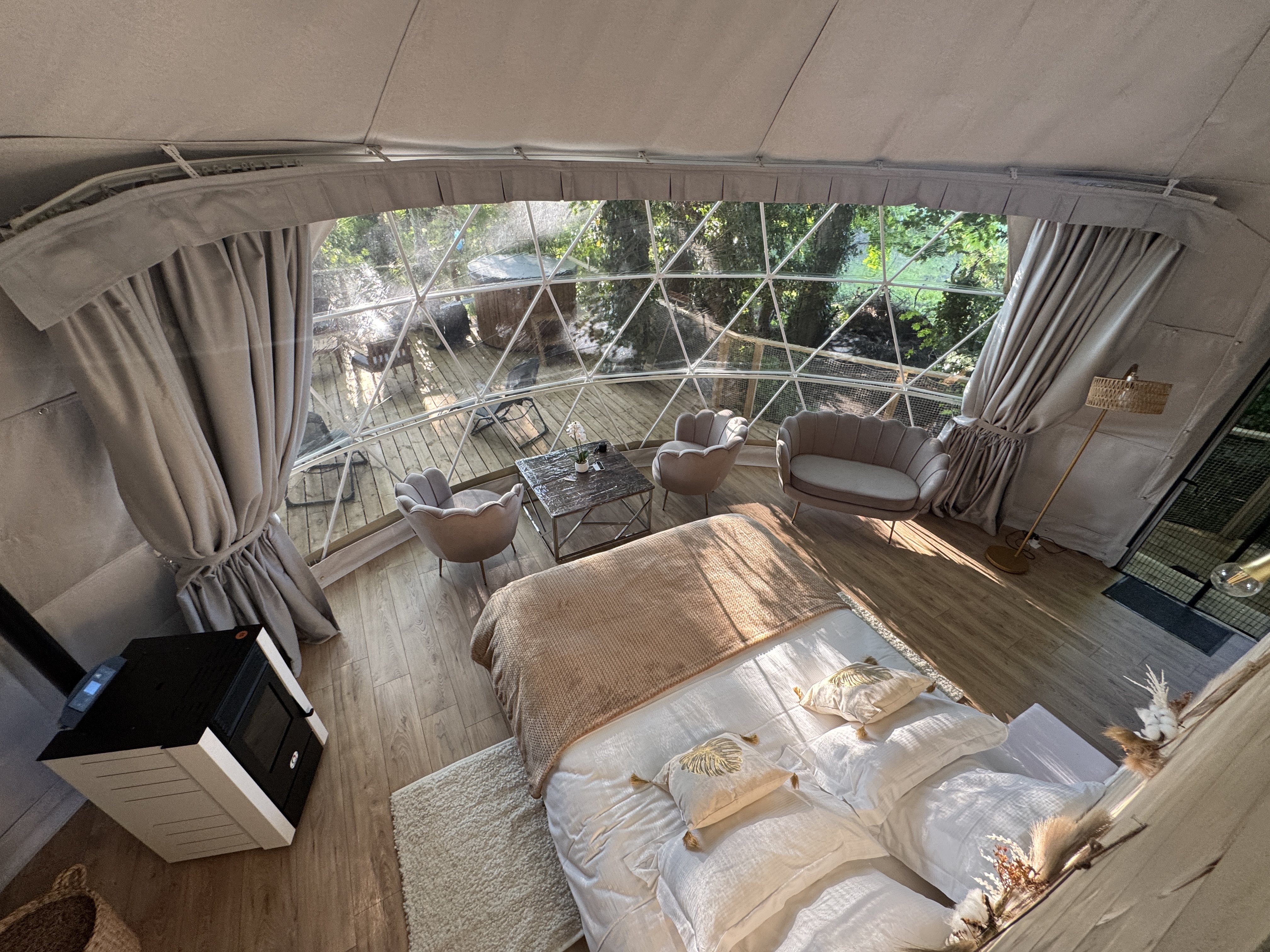 Bulle au Fil de l'eau & Bain nordique – cadre naturel Eure