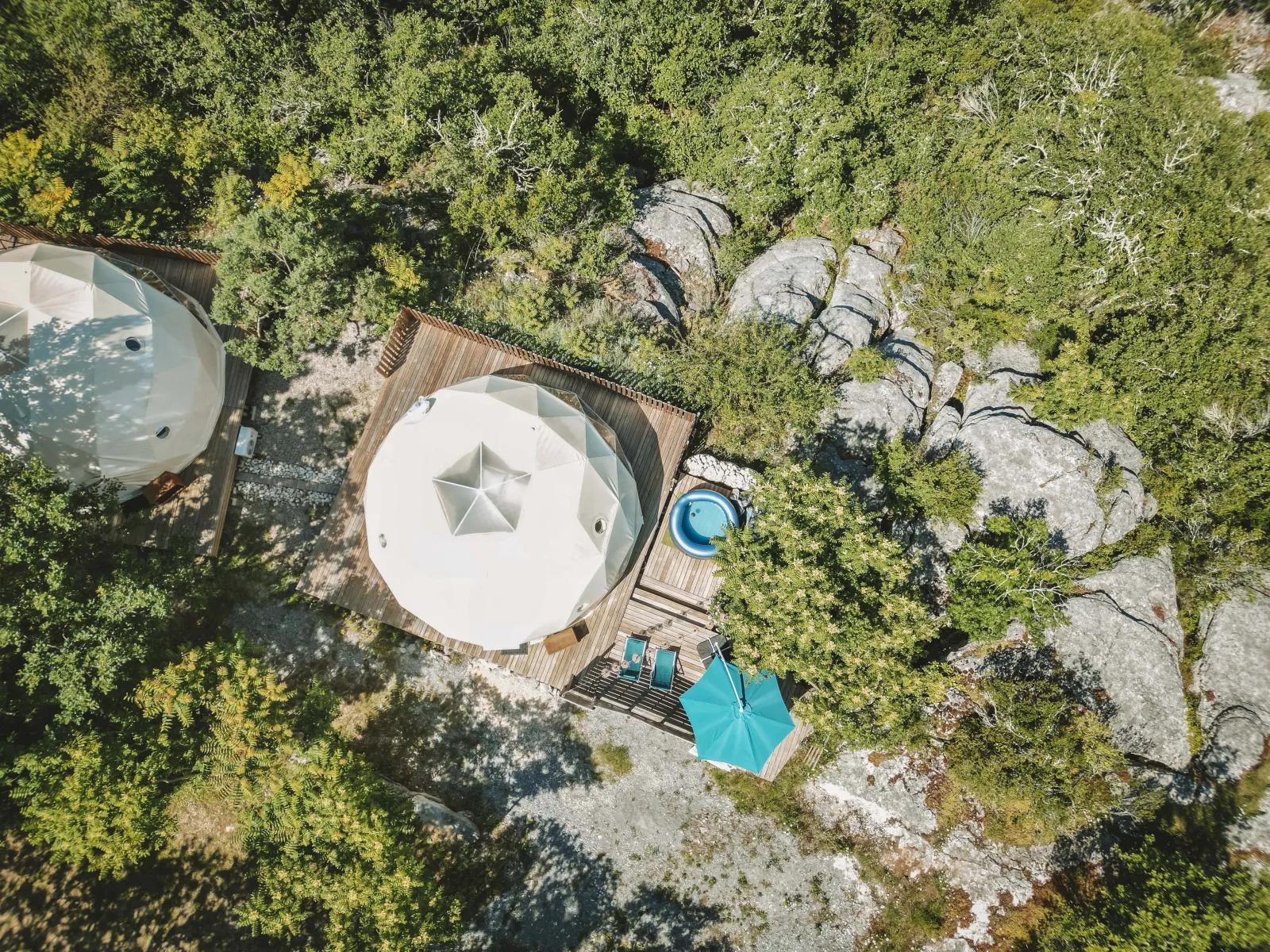 Bulle Insolite et SPA Premium Bonheur - bulle à Ruoms, Ardèche