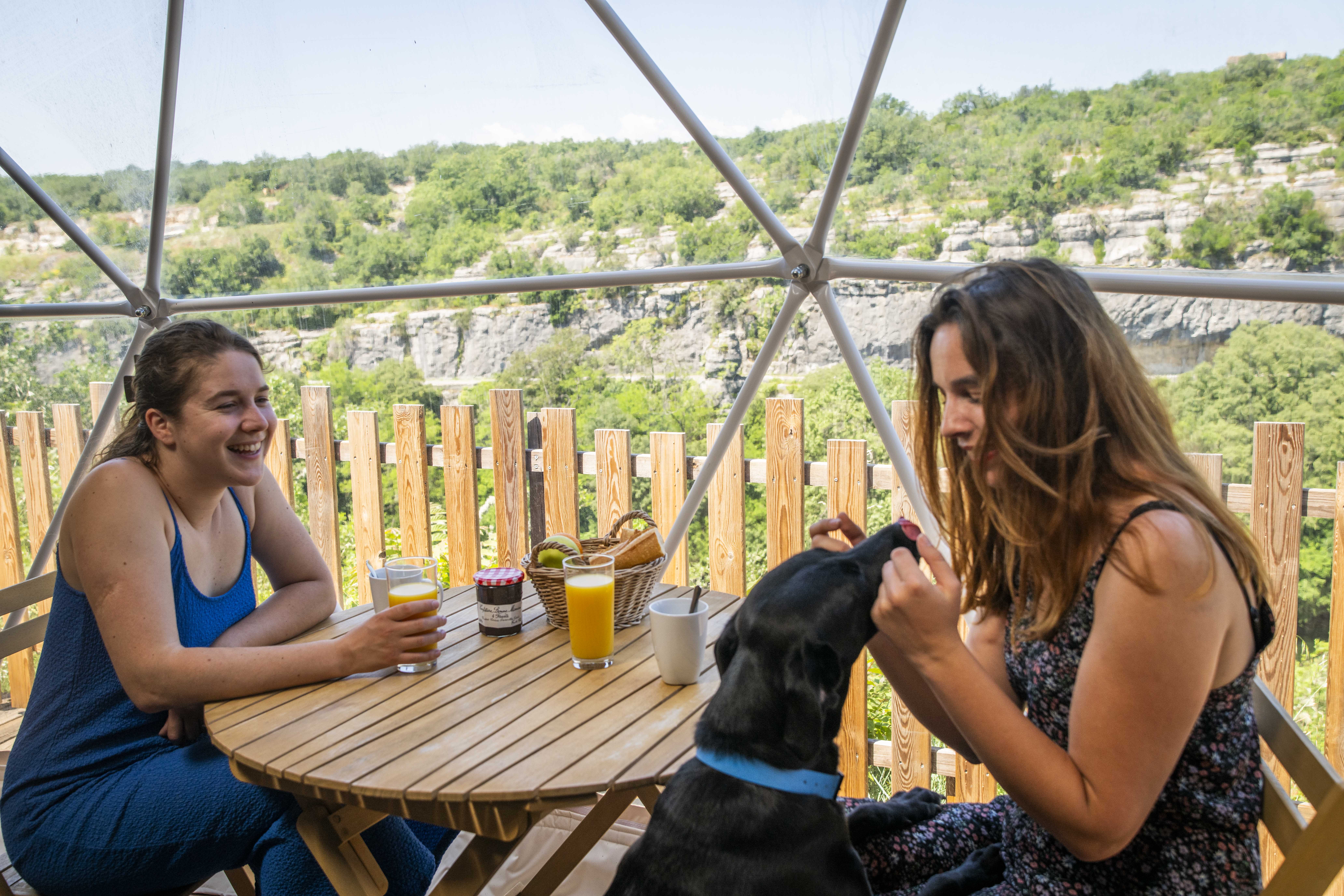 Équipements de la bulle à Ruoms