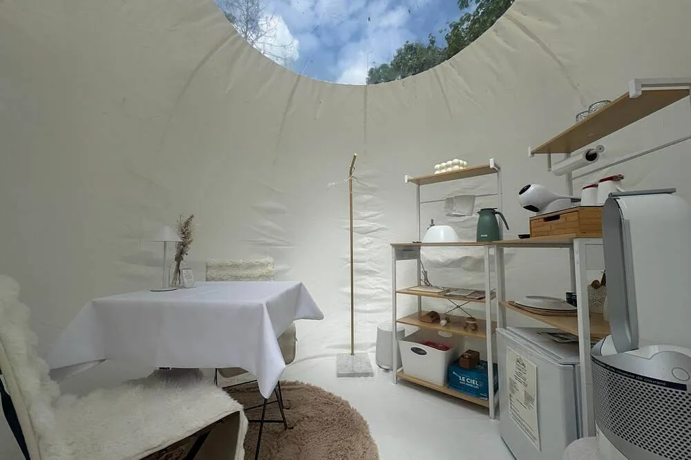 Bulle Love du Domaine du Pré Dieu - Bulle étoilée avec une heure de spa privatisé et petit-déjeuner (Crécy-sur-Serre, Aisne) - photo 12 sur 26