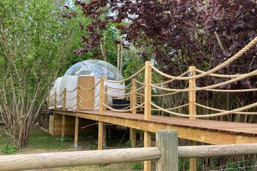 Bulle Love du Domaine du Pré Dieu - Bulle étoilée avec une heure de spa privatisé et petit-déjeuner (Crécy-sur-Serre, Aisne) - photo 24 sur 26