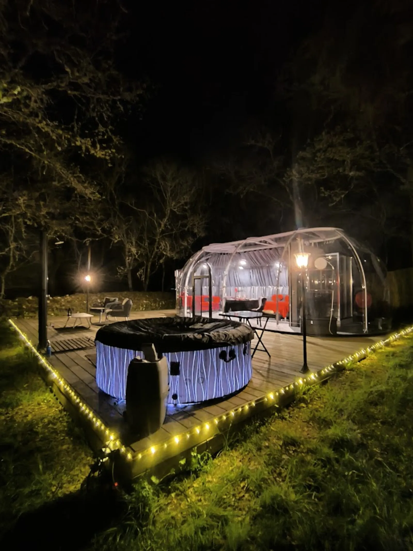 Bulle Love Passion & Spa - cadre naturel Lot