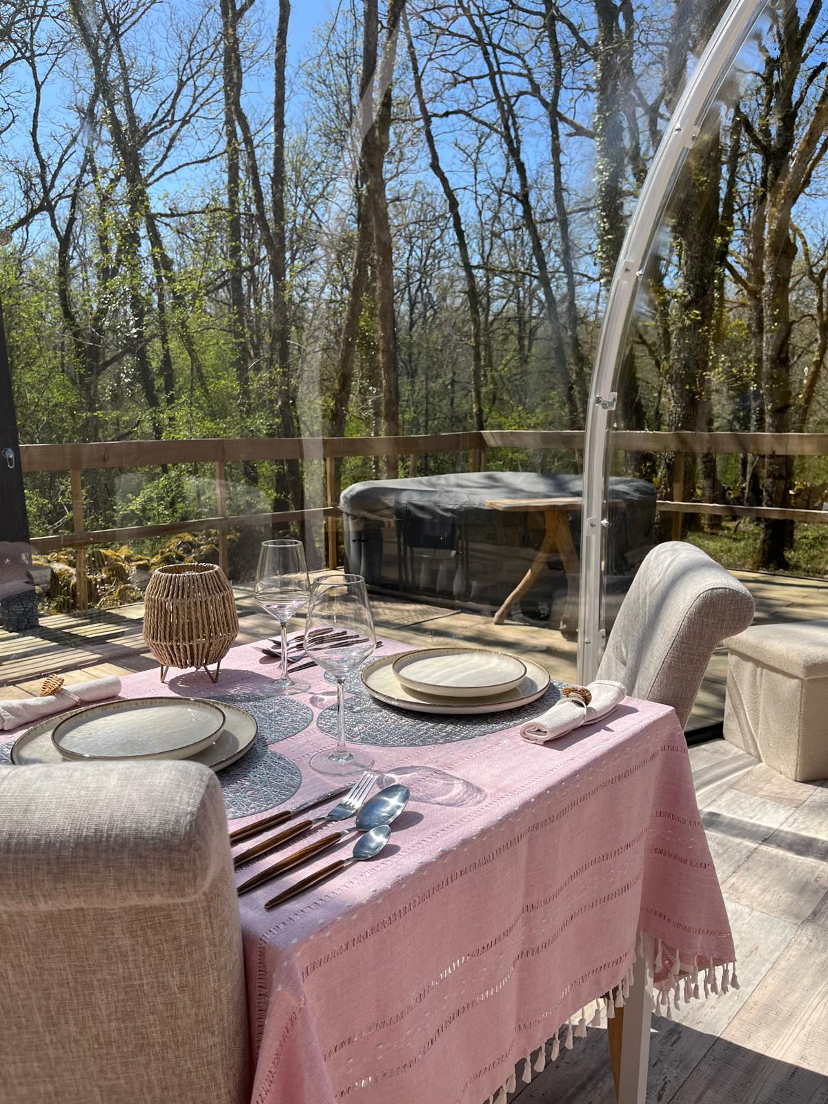 Bulle de Morphée & Spa – cadre naturel Lot