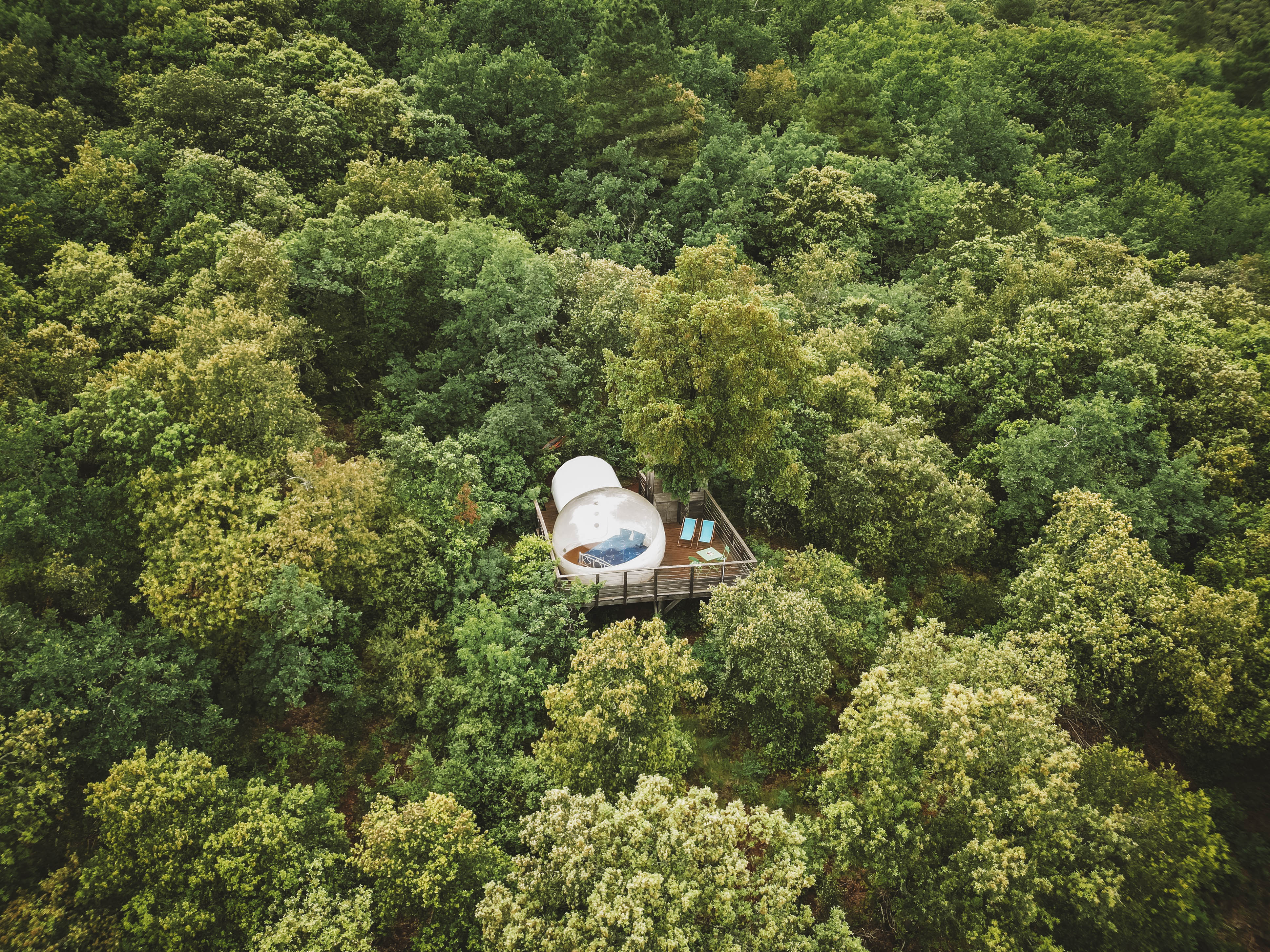 Intérieur bulle à Robiac Rochessadoule