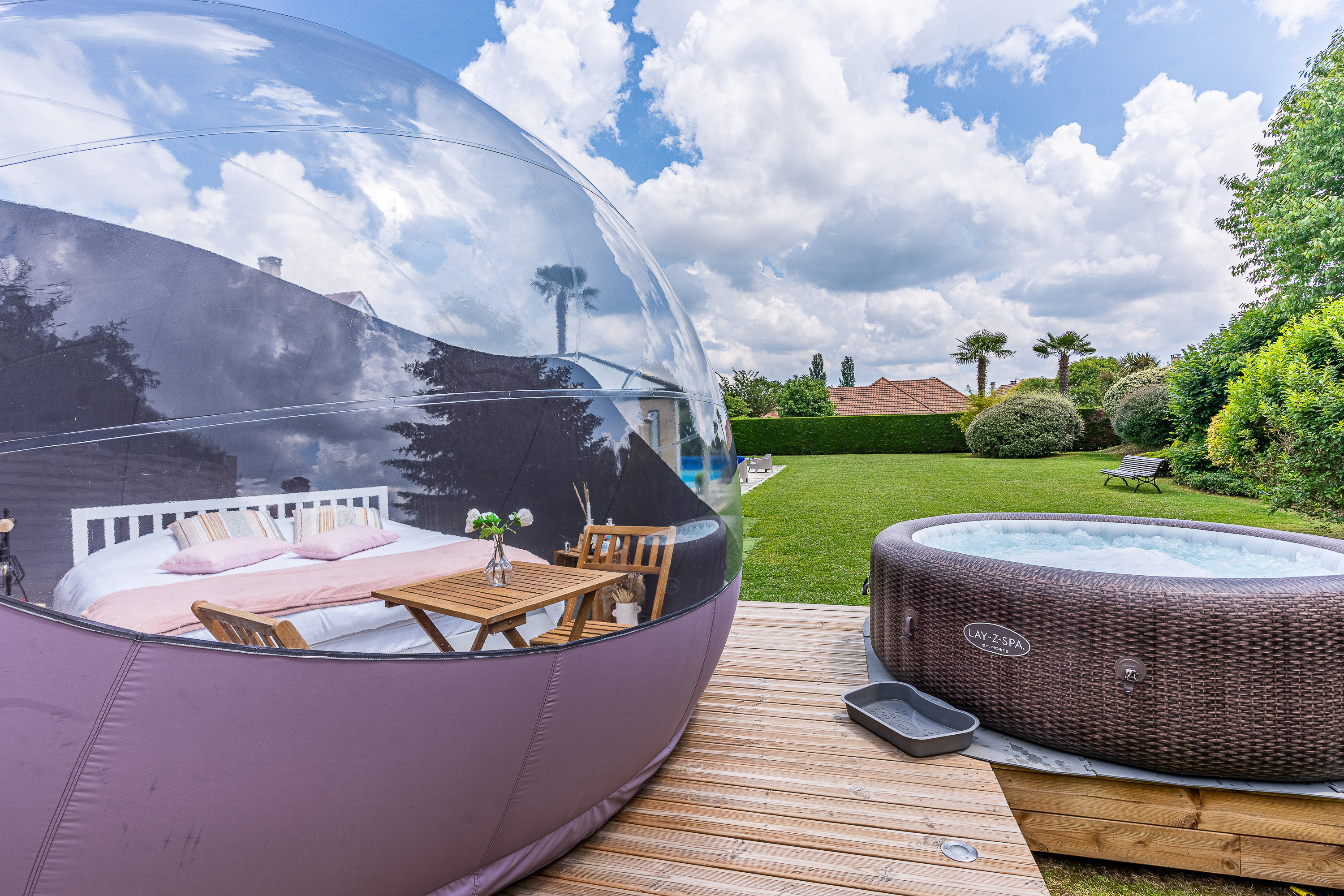 Équipements de la bulle à Ousse