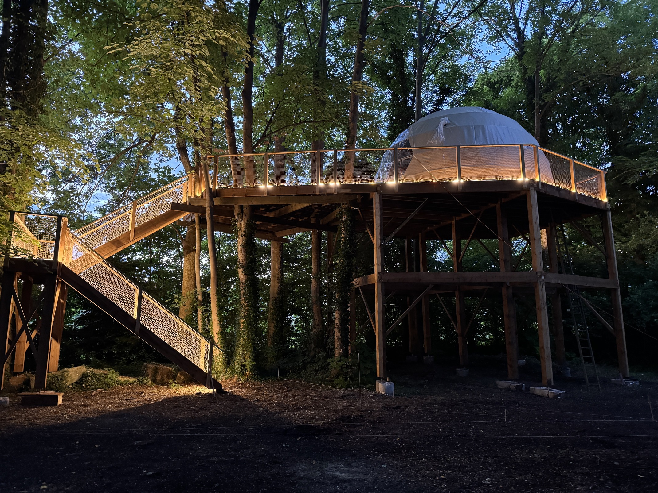 Chambre bulle sous les étoiles à Romilly-Sur-Andelle