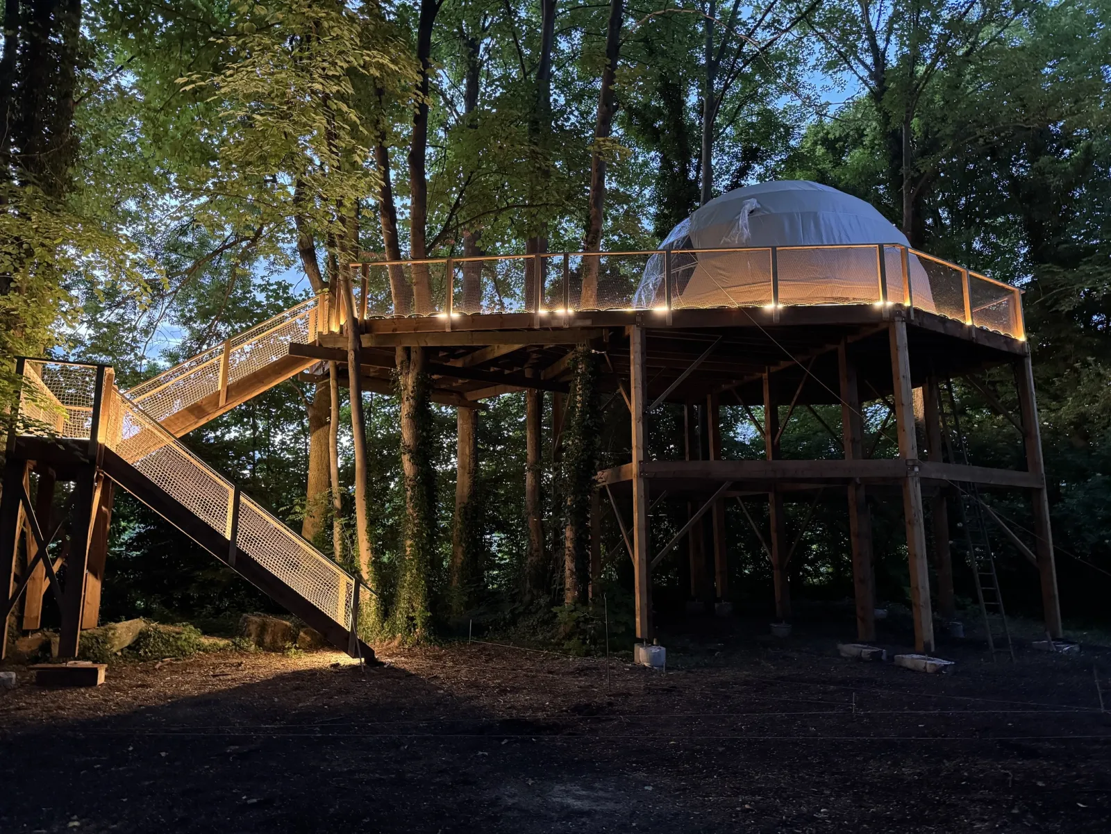 Chambre bulle sous les étoiles à Romilly-Sur-Andelle