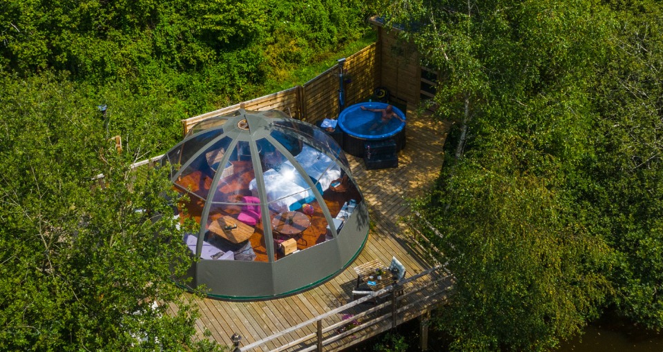 Bulle Spa - Domaine Rêves Étoilés – cadre naturel Finistère