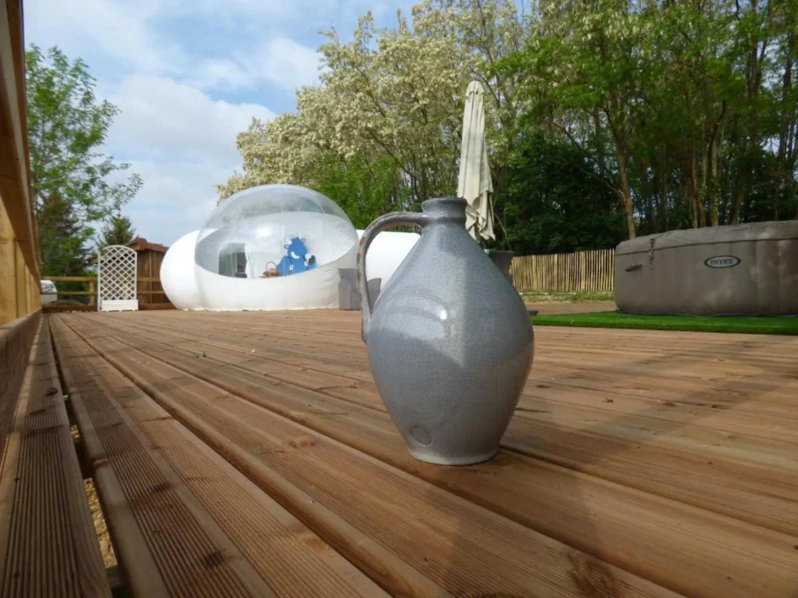Bulle SPA Paysanne - cadre naturel Isère
