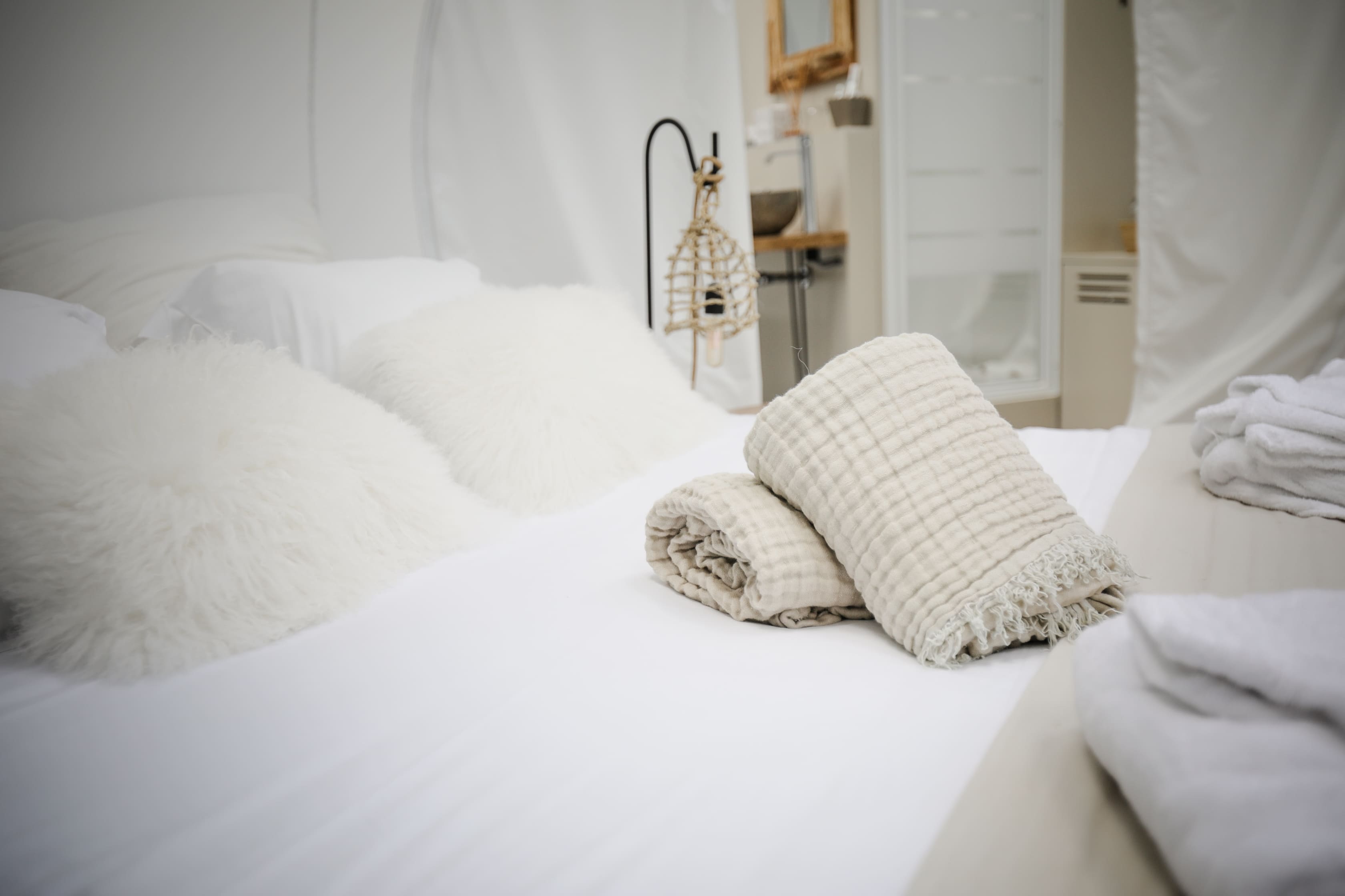 Chambre bulle sous les étoiles à Salleboeuf