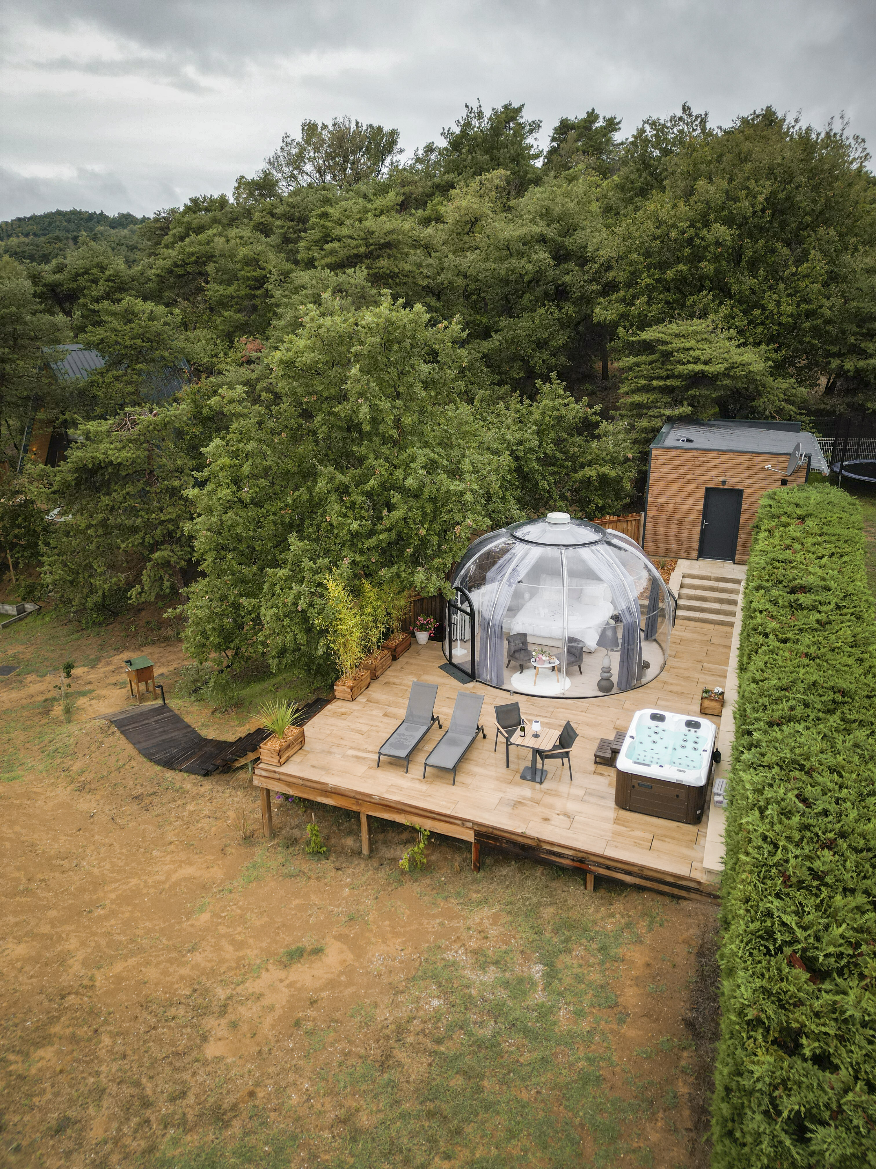 Intérieur bulle à Bathernay