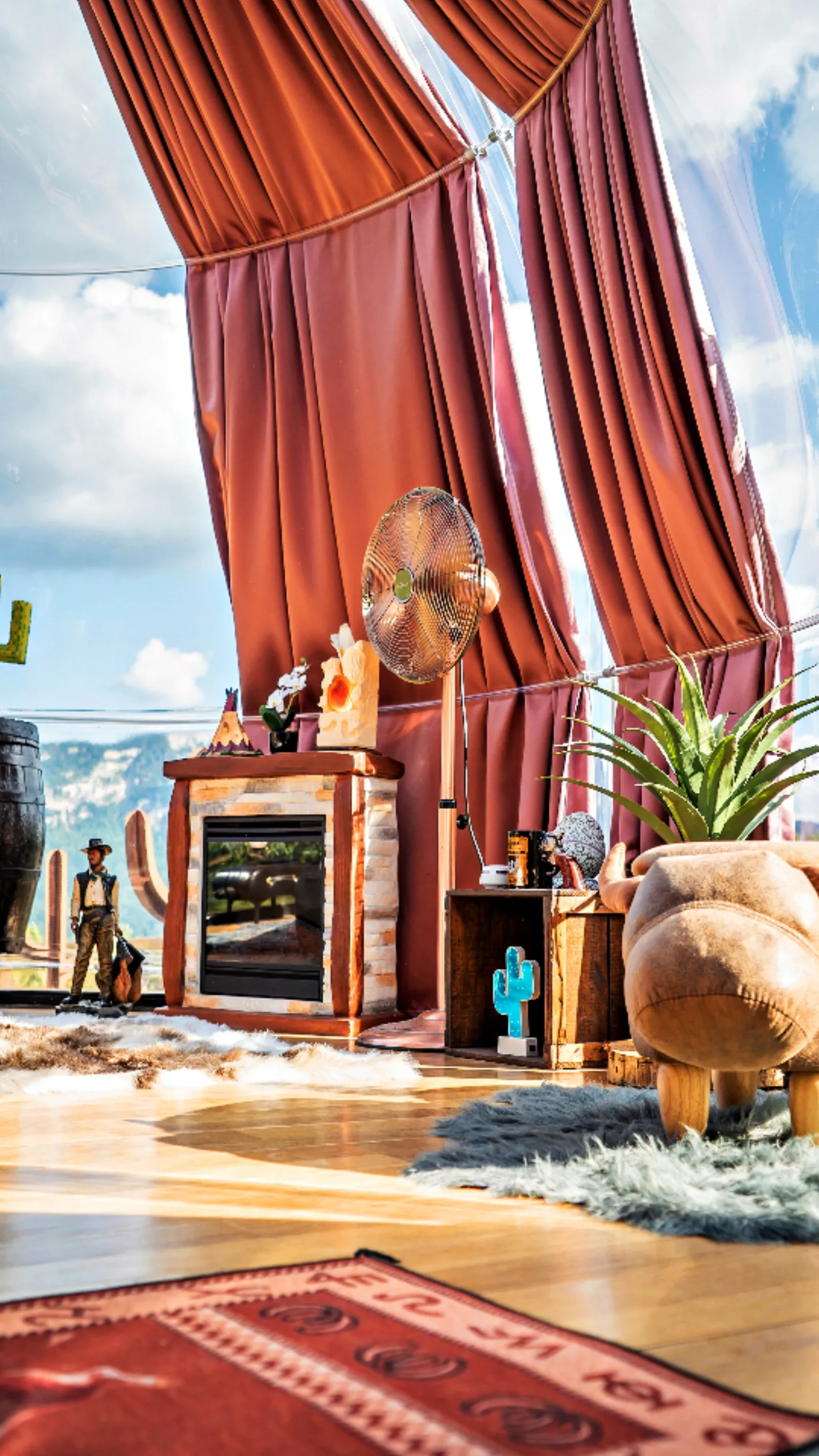 Bulle Texas - Luxury Glamping - Vue lac & montagnes - photo 7 sur 64