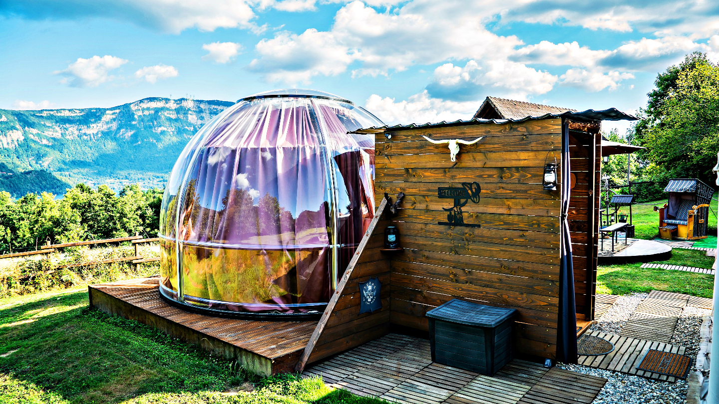 Bulle Texas - Luxury Glamping - Vue lac & montagnes – photo 16 sur 64