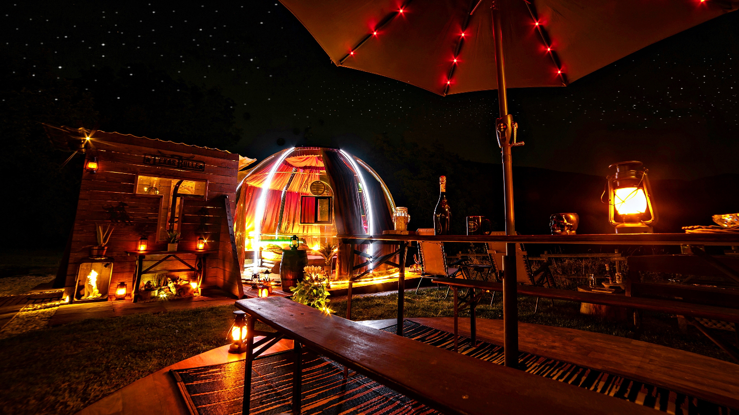 Bulle Texas - Luxury Glamping - Vue lac & montagnes – photo 33 sur 64