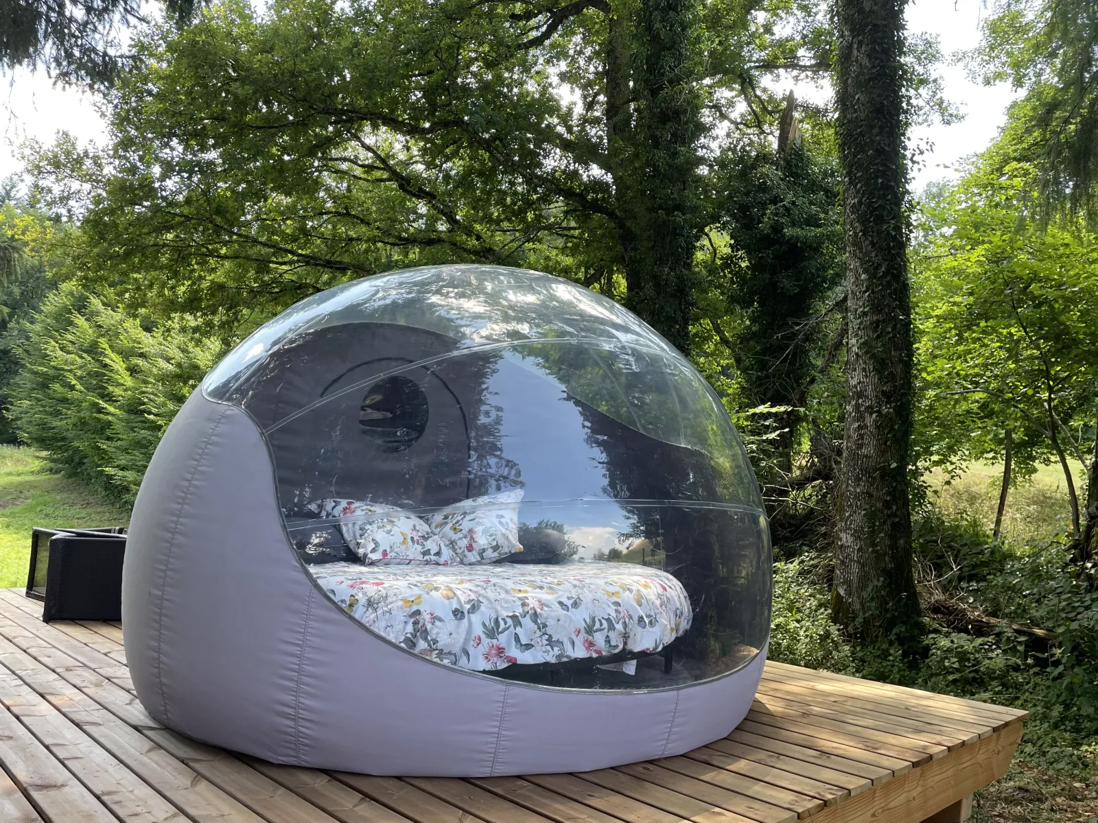 Équipements de la bulle à Merlas