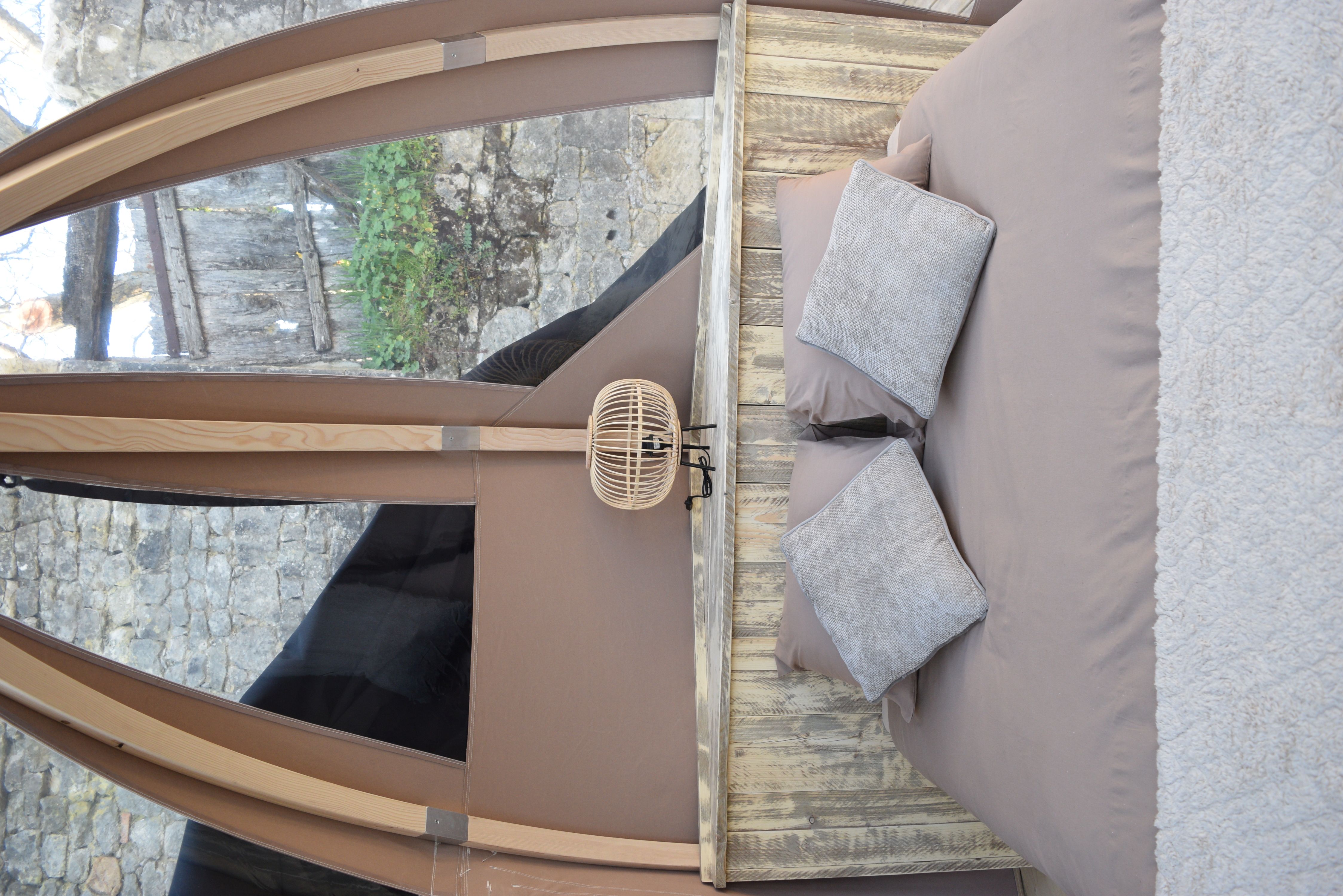 Chambre bulle sous les étoiles à Tuffalun