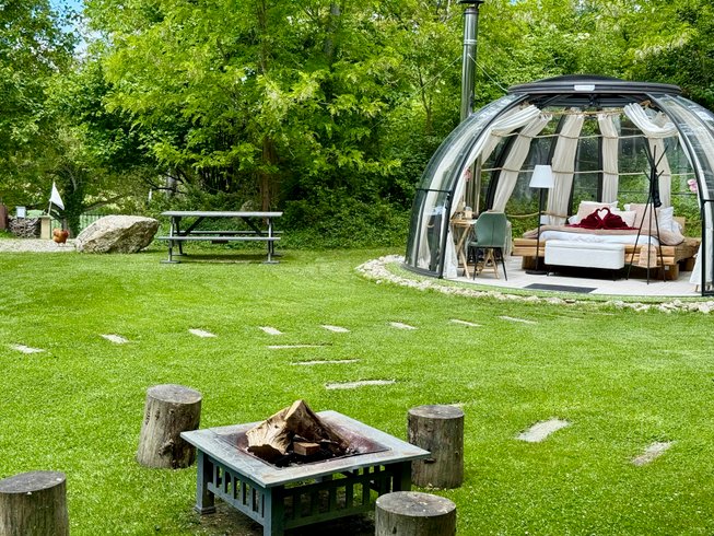 Intérieur dôme à Cesset