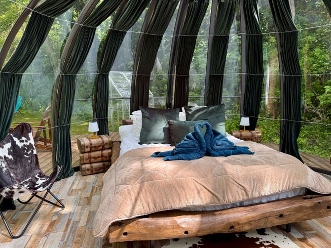 Chambre dôme sous les étoiles à Cesset