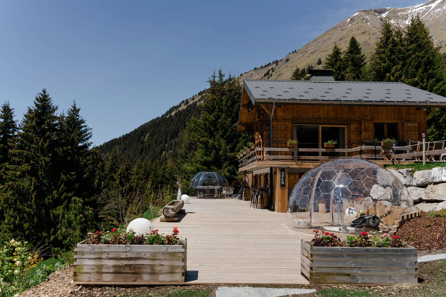 Les Bulles des Mines d'Or - Bulles transparentes avec jacuzzi privatif (Morzine, Haute-Savoie) - photo 13 sur 20