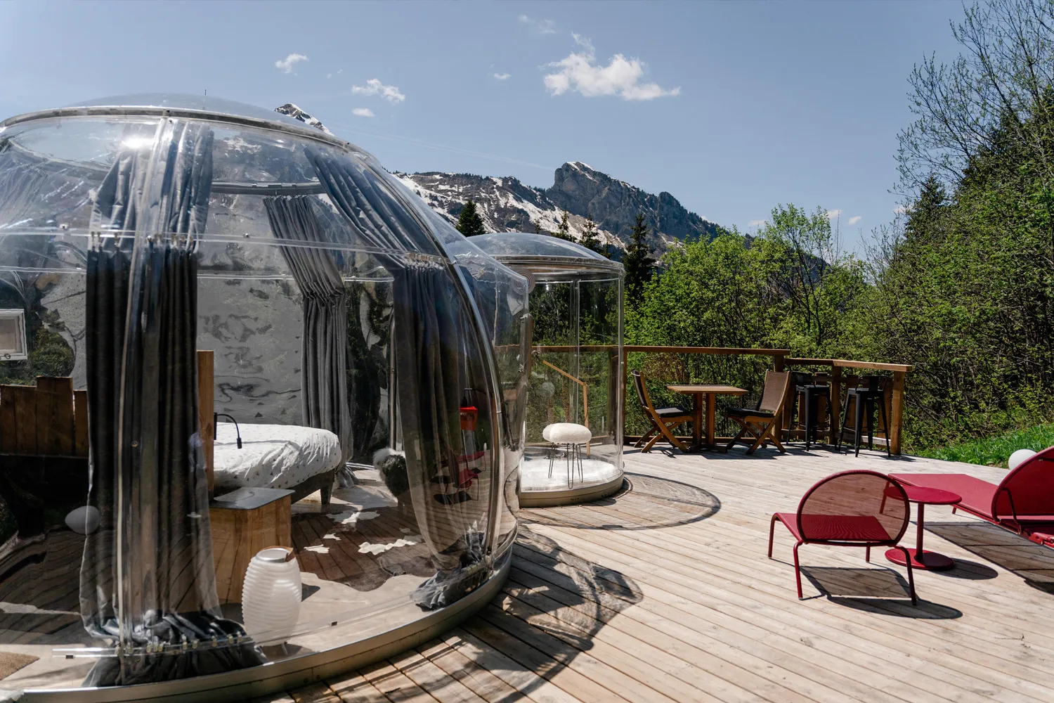 Les Bulles des Mines d'Or - Bulles transparentes avec jacuzzi privatif (Morzine, Haute-Savoie) - photo 18 sur 20