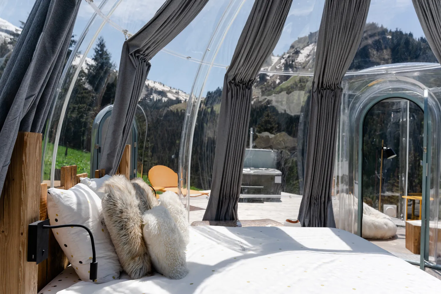 Les Bulles des Mines d'Or - Bulles transparentes avec jacuzzi privatif (Morzine, Haute-Savoie) - photo 20 sur 20